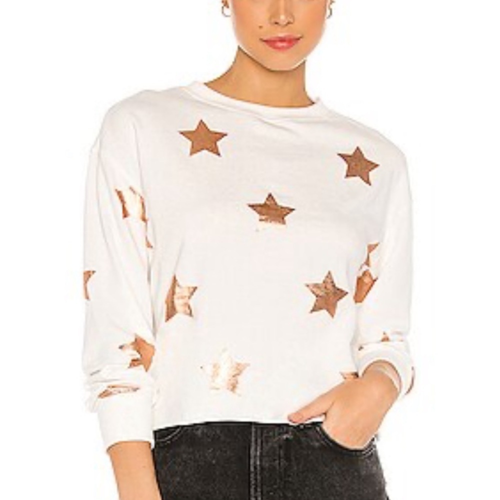 Spiritual Gangster Starry Mazzy Cropped Sweatshirt Size Small Cozy Casual